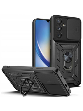 Чохол Ummi Camshield Serge Ring для Samsung Galaxy A55 A556 5G Black (6928174053)