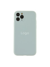 Чохол Silicone Case Full Size with Frame для Apple iPhone 11 Pro Mist Blue Mist Blue (6973810254)