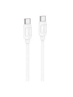 Кабель синхронізації Hoco X115 Surpass Type-C to Type-C 240W 1m White