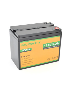 Акумулятор для ДБЖ Eco-Worthy LiFePO4 12,8V 50Ah