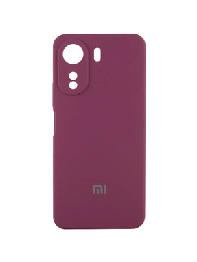 Чохол UAG Copy Silicone Cover Lakshmi Full Camera (AAA) with Logo для Xiaomi Redmi 15 (Global) Marsala (6974109532)