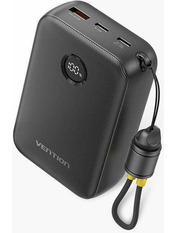 Павербанк Vention FKBB0-C 1xUSB-C + 1xUSB-A 20000 22.5 Black 22,5W 20000mAh Black (FKBB0-C)