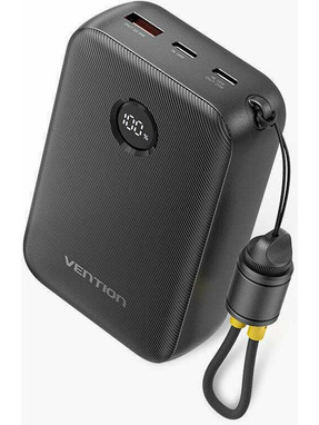 Павербанк Vention FKBB0-C 1xUSB-C + 1xUSB-A 22,5W 20000mAh Black (FKBB0-C)