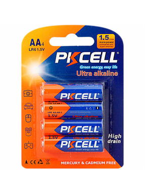 Батарейка PKCELL Ultra AA Alkaline 4шт (LR6-4B)