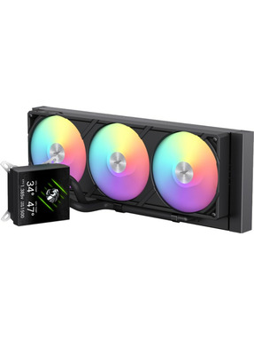 Кулер GameMax Glacier 360 LCD Black