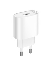 Мережевий зарядний пристрій Hoco C109A Fighter Відсутній (1 USB-A) 10,5W White