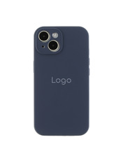 Чохол Silicone Case Full Size with Frame для Apple iPhone 15 Dark Blue Dark Blue (6904827153)