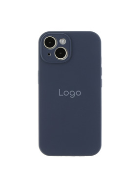 Чохол Silicone Case Full Size with Frame для Apple iPhone 15 Dark Blue (6904827153)