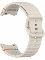 BeCover Ribbed Tape Xiaomi Amazfit/Samsung 20 mm Молочний Cream (712039)