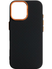 Чохол ArmorStandart LikeCarbon2 SE MagCase для Apple iPhone 17 Black/Orange Black/Orange (ARM89163)