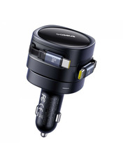 Автомобільний зарядний пристрій Baseus Enjoyment Max 60W 2 USB-C Відсутній Black 2 USB-C Black (C00035507121-01)