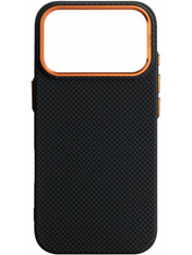 Чохол ArmorStandart LikeCarbon2 SE MagCase для Apple iPhone 17 Pro Black/Orange Black/Orange (ARM89164)