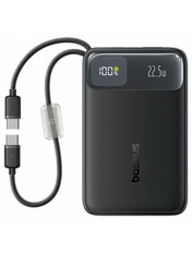 Павербанк Baseus EnerFill FC11 Digital Display 1xUSB-C + 1xUSB-A 10000 22.5 Black 22,5W 10000mAh Black (E0030400)