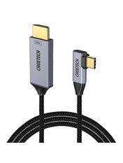Кабель передачі відео Choetech Type-C to HDMI Black Так 1,8m 90° Black (XCH-1803)