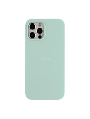 Чохол Silicone Case Full Size (AA) для Apple iPhone 12 Pro Max Light Cyan Light Cyan (6934715820)