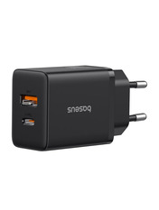 Мережевий зарядний пристрій Baseus Cube 1 USB-A + 1 USB-C White (1 USB-A + 1 USB-C) 20W White Відсутній 20