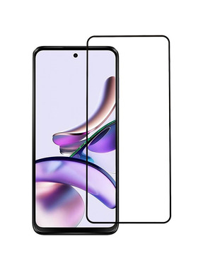 Захисне скло PowerPlant Full Screen для Motorola Moto G13 глянсове (GL602732) Black
