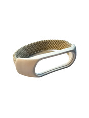 BeCover Nylon Style Mi Band 5/6/7 Бежевий Beige (710495)