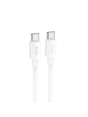 Кабель синхронізації Hoco X96 Hyper Type-C to Type-C 60W 1m White
