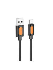 Кабель синхронізації Borofone BX114 Silicone USB to Type-C Black 18W 1m Black Ні 1