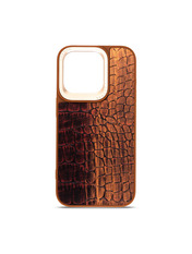 Чохол Harder Glamorous Croco  для Apple iPhone 15 Pro Magma