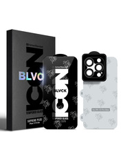 Захисне скло ArmorStandart Supreme Set для Apple iPhone 15 Pro Max Black глянсове (ARM74188)