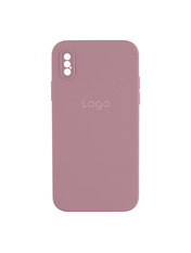 Чохол Silicone Case Square Full Camera для Apple iPhone X/XS Blackcurrant Blackcurrant (6937108524)