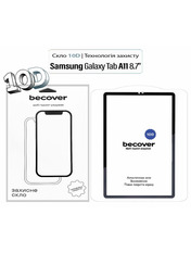 Захисне скло BeCover 10D Samsung Galaxy Tab A11 SM-X133/X135 8.7" (713934) Захисне скло для планшетів