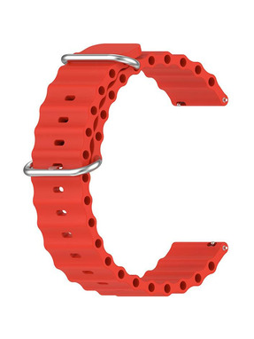 BeCover Wave Style (20mm) Samsung Galaxy Watch 7 (40/44mm) Red