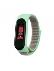 BeCover Nylon Style Mi Band 5/6/7 Зелений Green (705419)