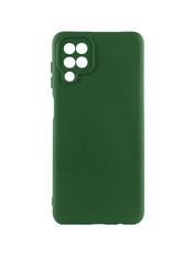 Чохол GETMAN Liquid Silk Full Camera для Samsung Galaxy A125 A12 Dark Green Dark Green (6928574031)