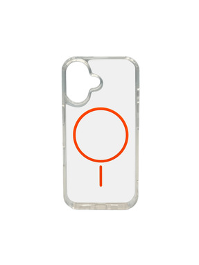 Чохол Cosmic Acrylic Thin Magnetic для Apple iPhone 16 Orange (6974820315)