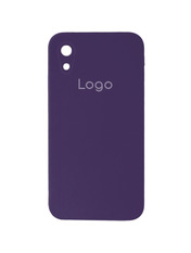 Чохол Silicone Case Square Full Camera для Apple iPhone XR Purple Purple (6941807325)