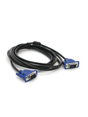 Кабель передачі відео Merlion VGA to VGA 3m Black/Blue (Q150)