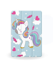 Чохол BeCover Smart Case Lenovo Idea Tab Pro (2nd Gen) TB390FU 13.0" Різнобарвний Unicorn Unicorn (715810)