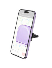 Автомобільний тримач Hoco H42 Фіолетовий Решітка Romantic Purple