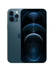 Б/В Apple iPhone 12 Pro Max E-Sim Вживаний (Used) 256GB Grade B - Хороший / Акумулятор: 90-100% Pacific Blue 256GB Pacific Blue Grade B
