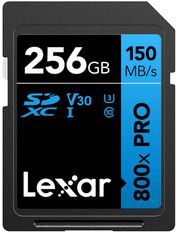 Карта пам'яті Lexar 800x Pro SDXC 256GB UHS-I U3 256 ГБ
