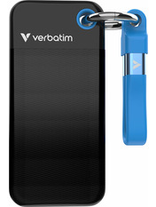 Портативний SSD Verbatim Pocket 1 ТБ Чорний 1TB USB 3.2 Blue/Black (32191)