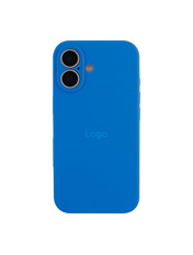 Чохол Silicone Case Full Size with Frame для Apple iPhone 16 Royal Blue Royal Blue (6901482375)