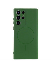 Чохол Silicone Case Lakshmi Full Camera для Samsung Galaxy S928 S24 Ultra Dark Green