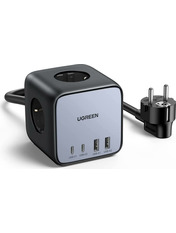 Мережевий зарядний пристрій Ugreen CD268 (2 USB-A + 2 USB-C) 65W Gray