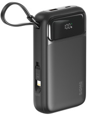 Павербанк Sigma X-power SI20A8QL-MAG 1xUSB-C + 1xUSB-A 20 Black 20000 20W 20000mAh Black (4827798434611)