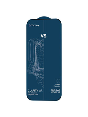 Захисне скло Proove Clarity AR VS version для Apple iPhone 16 Plus глянсове Black