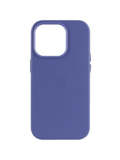 Чохол Leather Case with MagSafe (AA Plus) для Apple iPhone 14 Pro Violet