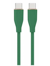 Кабель синхронізації Cablexpert Premium Type-C to Type-C 1,5 Ні Green 1,5m Green (CC-USB2S-CMCM-1.5M-G)