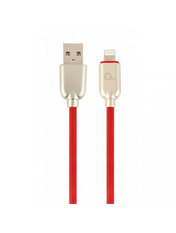 Кабель синхронізації Cablexpert CC-USB2R-AMLM USB to Lightning Red 2m Red (CC-USB2R-AMLM-2M-R)
