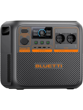 Зарядна станція Bluetti Premium 200 V2 2700W (2073Wh) Black/Orange