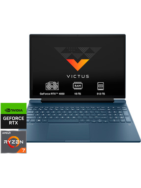 Ноутбук HP Victus 15-fb3117ua (DM8F7EA) Performance Blue