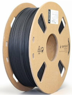 Філамент Gembird PLA 1,75mm 1kg Matte Black (3DP-PLA-01-MTBK)